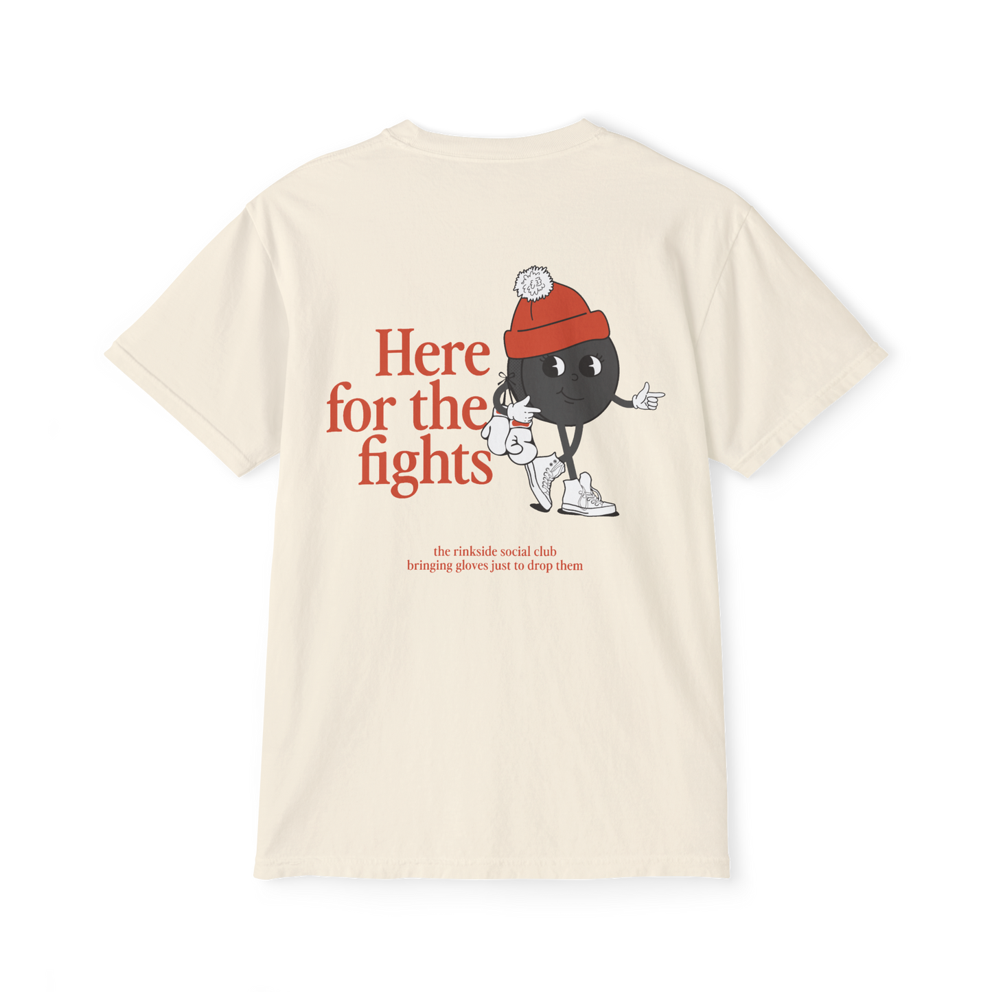 Here for the Fights Pocket Tee