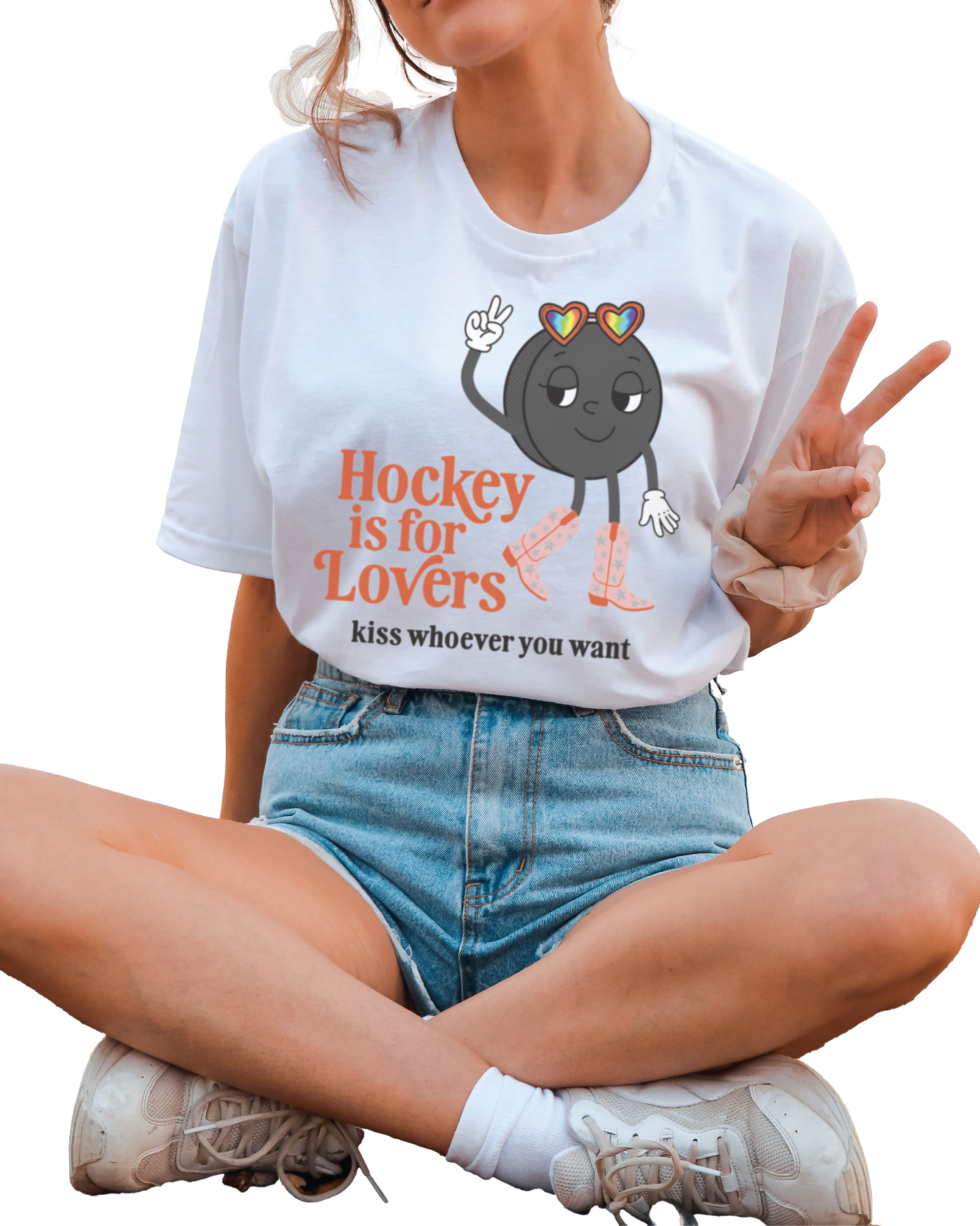 Hockey is for Lovers Pride Tee