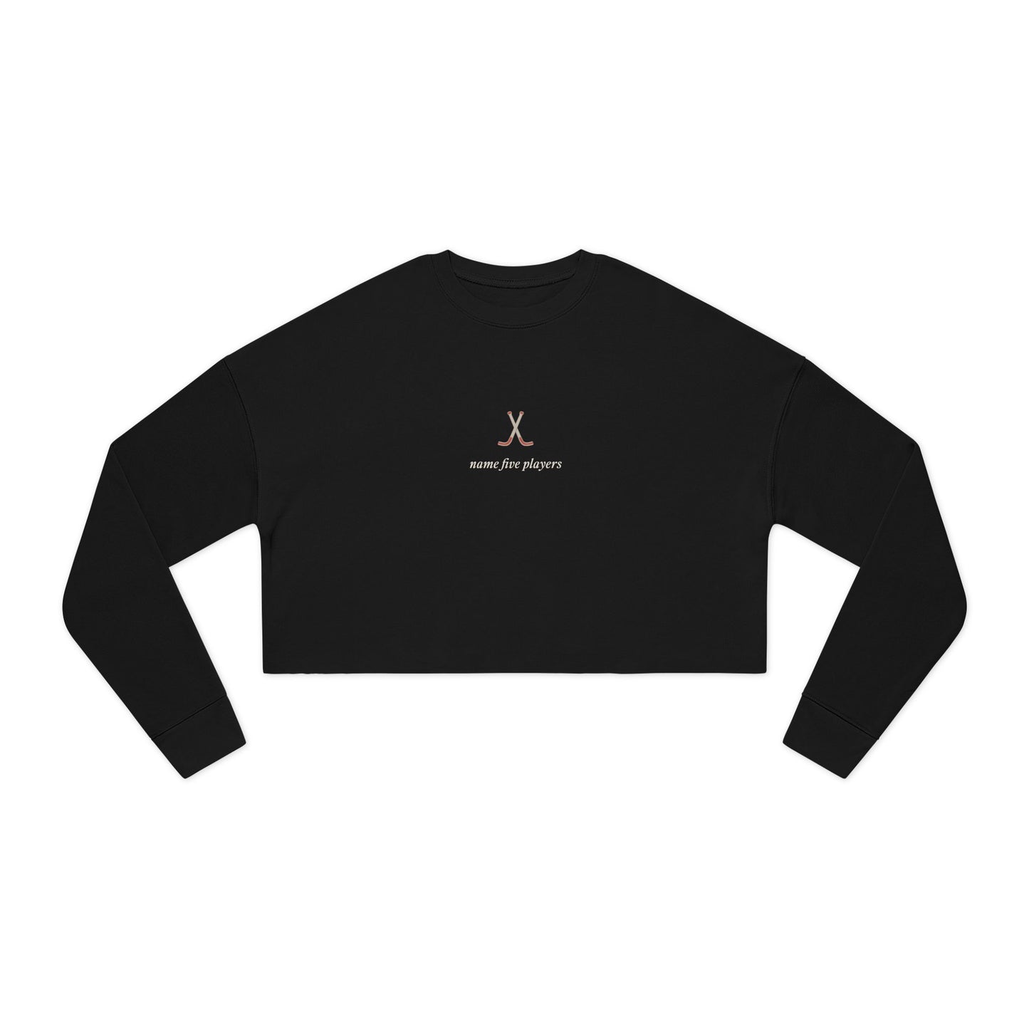 Name Five Players Cropped Sweatshirt
