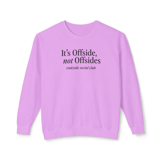 It's Offside, Not Offsides Sweatshirt