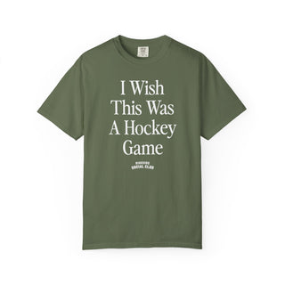 I Wish This Was A Hockey Game Tee