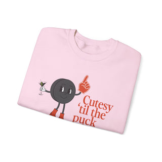 Cutesy til the Puck Drops Sweatshirt