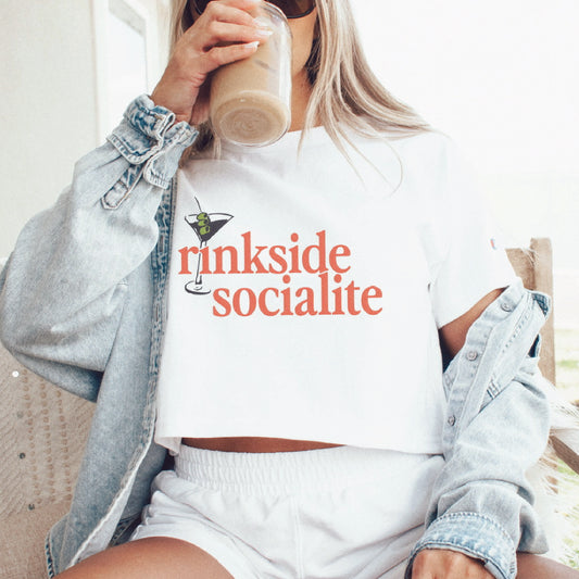 Martini Socialite Cropped Tee