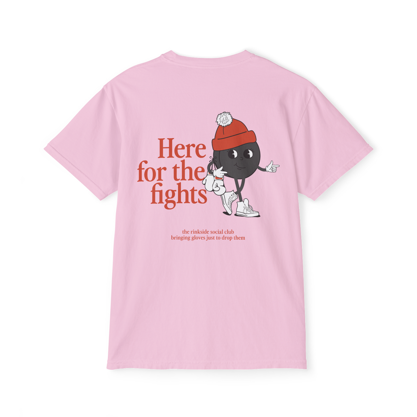 Here for the Fights Pocket Tee