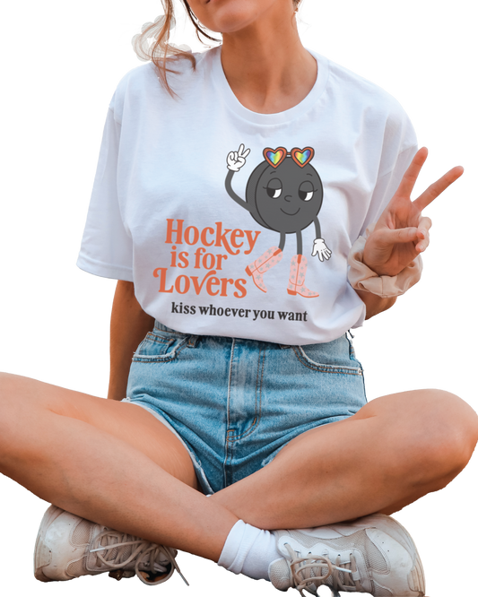 Hockey is for Lovers Pride Tee