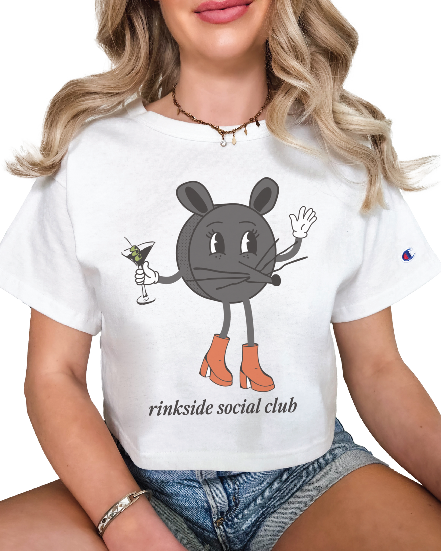 The Puck Girls Cropped Tee