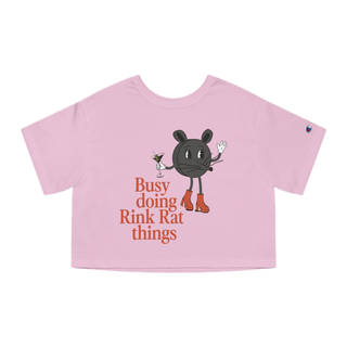 Rink Rat Things Cropped Tee