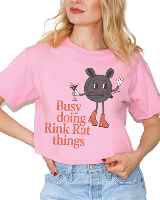 Rink Rat Things Cropped Tee