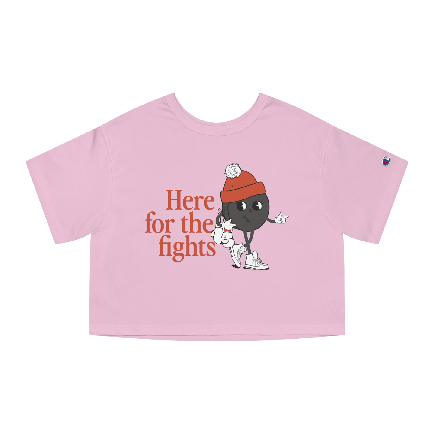 Here for the Fights Cropped Tee