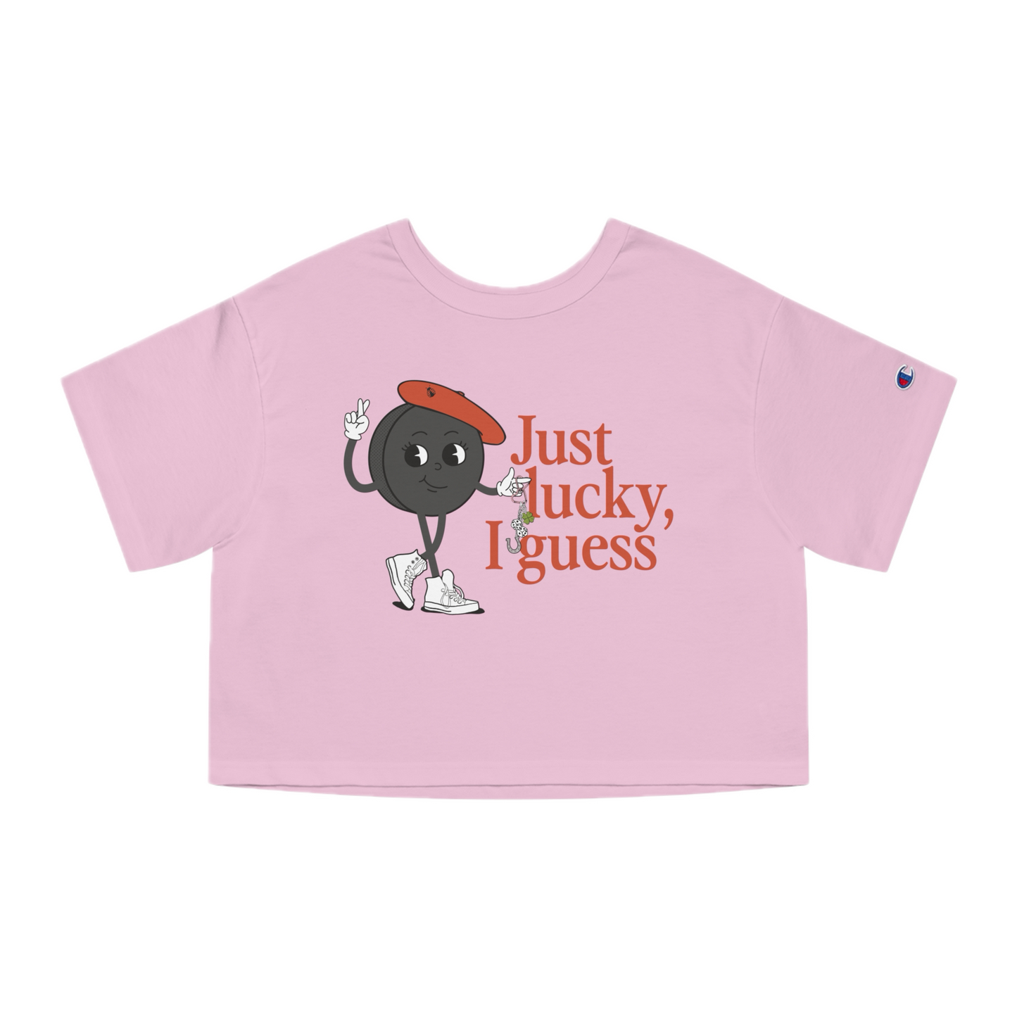 Just Lucky Cropped Tee