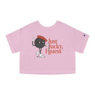 Just Lucky Cropped Tee
