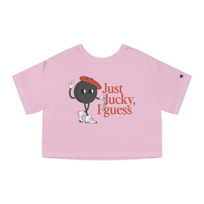 Just Lucky Cropped Tee