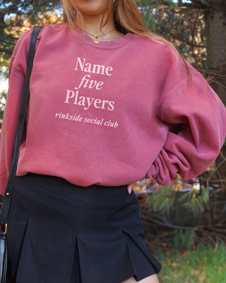 Name Five Players Sweatshirt