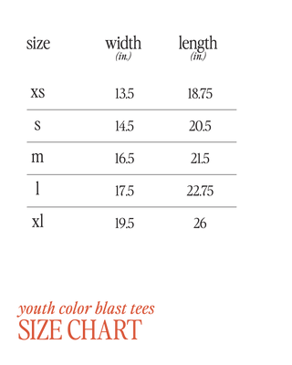 The Varsity Color Blast Youth Tee