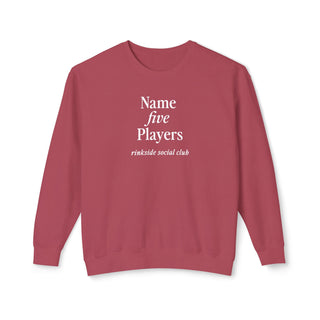 Name Five Players Sweatshirt